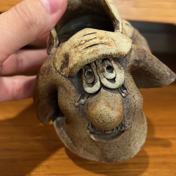 Ugly but cute, micro planter, handmade pottery planter - Picture 5 of 5